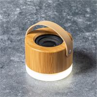 SPEAKER BAMBOO CON LUCE LED